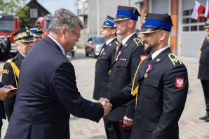 Dzień Strażaka w Płocku - uroczystość z udziałem wiceministra Macieja Wąsika