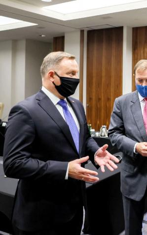 [VIDEO] Prezydent podkreślił, że Rozwój Trójmorza i współpraca w ramach Trójmorza służą całej Unii Europejskiej.