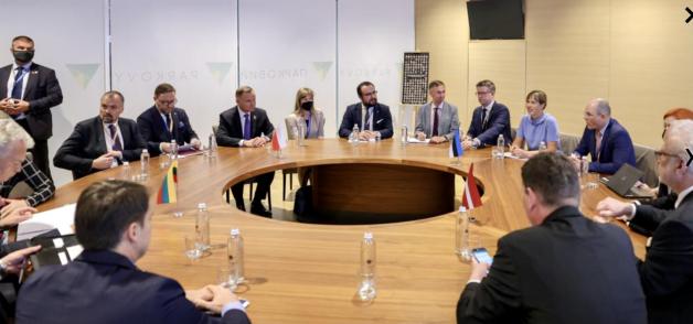 Kijów | Spotkanie Prezydentów Polski, Estonii, Łotwy i Litwy, wspólne oświadczenie Prezydentów w sprawie Białorusi